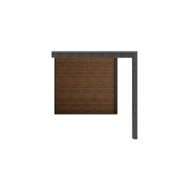 Casetta da giardino in legno MC 2.47x2.59 m - 6.4 m2 - 28 mm - impregnata