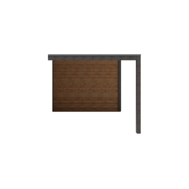 Casetta da giardino in legno MC 2.97x2.59 m - 7.69 m2 - 28 mm - impregnata