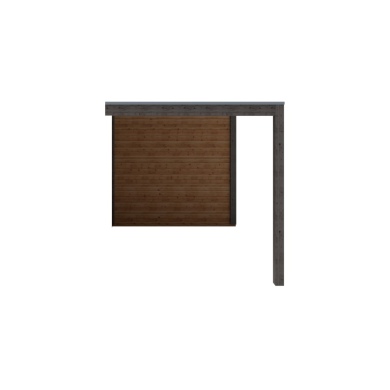 Casetta da giardino in legno MC 2.47x3.09 m - 7.63 m2 - 28 mm - impregnata