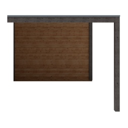 Casetta da giardino in legno MC 2.97x3.09 m - 9.18 m2 - 28 mm - impregnata