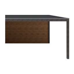 Casetta da giardino in legno MC 3.97x4.09 m - 16.24 m2 - 28 mm - impregnata