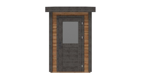 Casetta da giardino in legno Mira 1.59x3.09 m - 4.91 m2 - 28 mm - impregnata