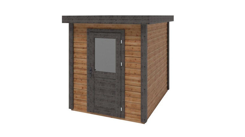 Casetta da giardino in legno Vala 2.09x2.59 m - 5.41 m2 - 28 mm - impregnata