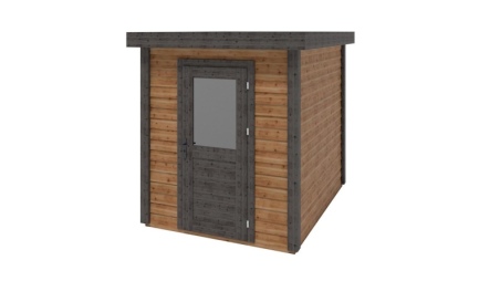 Casetta da giardino in legno Vala 2.09x2.59 m - 5.41 m2 - 28 mm - impregnata