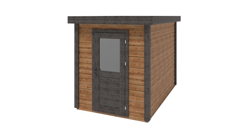 Casetta da giardino in legno Vala 2.09x3.09 m - 6.46 m2 - 28 mm - impregnata