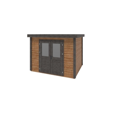 Casetta da giardino in legno Aura 3.09x2.59 m - 8 m2 - 28 mm - impregnata
