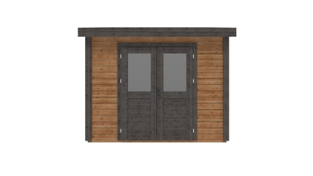 Casetta da giardino in legno Aura 3.09x2.59 m - 8 m2 - 28 mm - impregnata