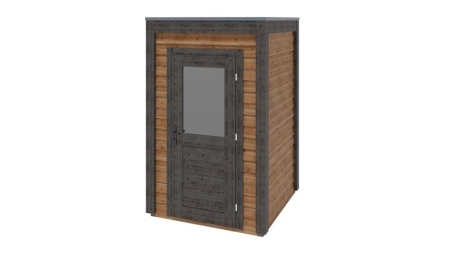 Casetta da giardino in legno Veya 1.59x1.59 m - 2.53 m2 - 28 mm - impregnata