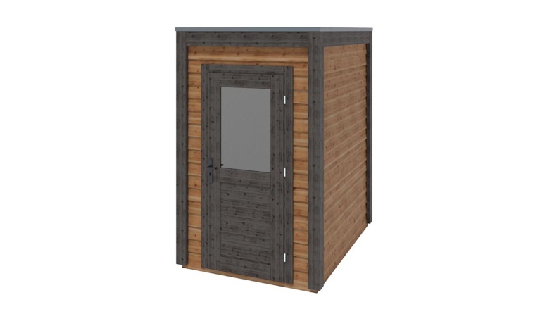 Casetta da giardino in legno Veya 1.59x2.09 m - 3.32 m2 - 28 mm - impregnata