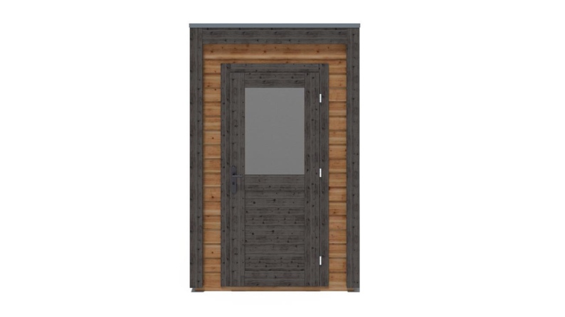 Casetta da giardino in legno Veya 1.59x3.09 m - 4.91 m2 - 28 mm - impregnata