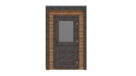 Casetta da giardino in legno Veya 1.59x3.09 m - 4.91 m2 - 28 mm - impregnata