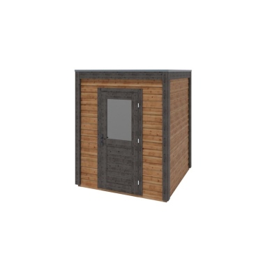 Casetta da giardino in legno Luma 2.09x2.09 m - 4.37 m2 - 28 mm - impregnata