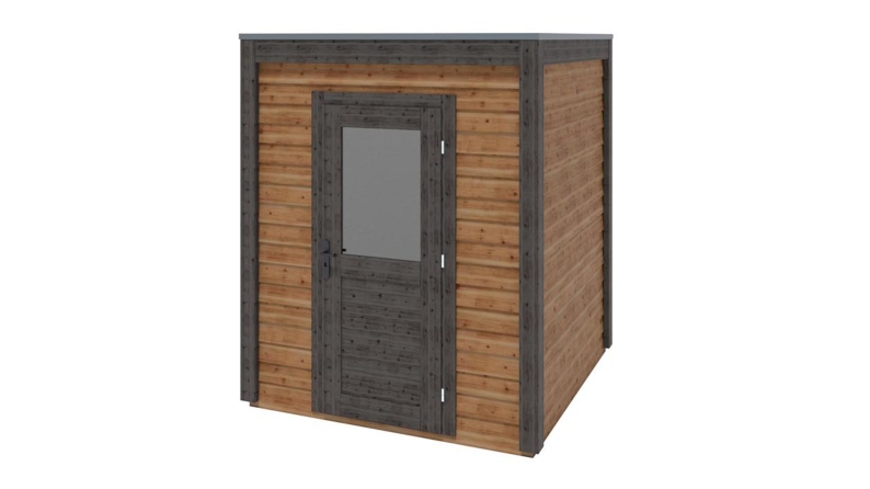 Casetta da giardino in legno Luma 2.09x2.09 m - 4.37 m2 - 28 mm - impregnata