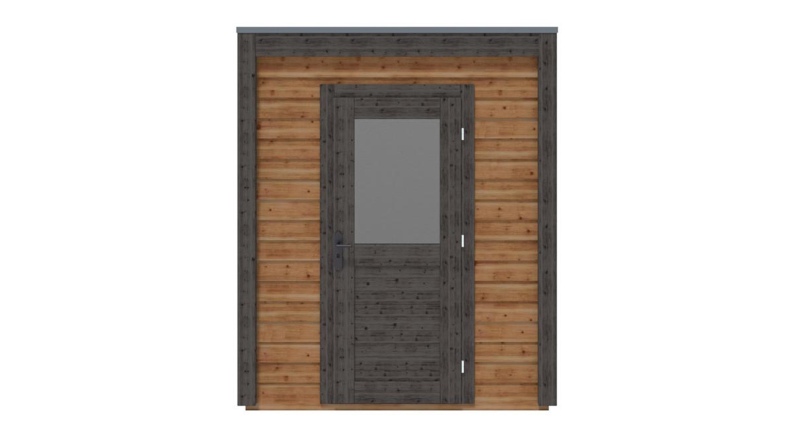 Casetta da giardino in legno Luma 2.09x2.09 m - 4.37 m2 - 28 mm - impregnata