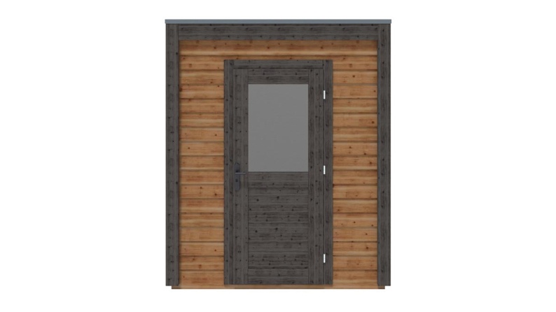 Casetta da giardino in legno Luma 2.09x2.59 m - 5.41 m2 - 28 mm - impregnata