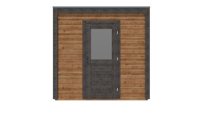 Casetta da giardino in legno Nexa 2.59x1.59 m - 4.12 m2 - 28 mm - impregnata