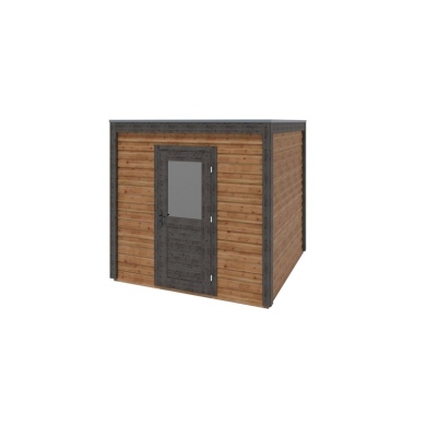 Casetta da giardino in legno Nexa 2.59x2.59 m - 6.71 m2 - 28 mm - impregnata