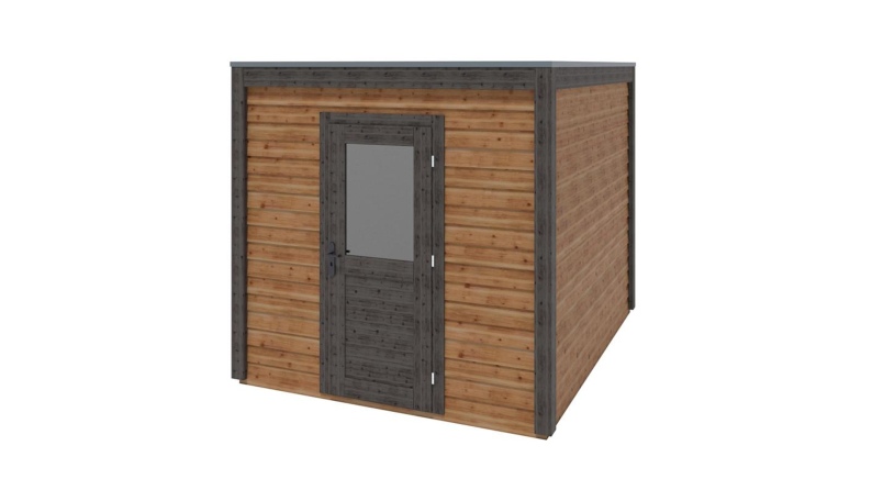 Casetta da giardino in legno Nexa 2.59x3.09 m - 8 m2 - 28 mm - impregnata