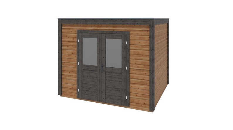 Casetta da giardino in legno Sora 3.09x2.59 m - 8 m2 - 28 mm - impregnata