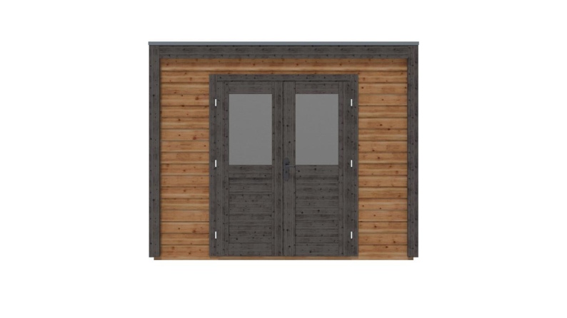 Casetta da giardino in legno Sora 3.09x2.59 m - 8 m2 - 28 mm - impregnata