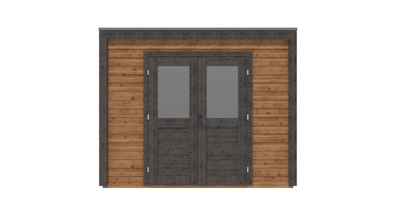 Casetta da giardino in legno Sora 3.09x4.09 m - 12.64 m2 - 28 mm - impregnata