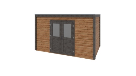Casetta da giardino in legno Nova 4.09x2.59 m - 10.59 m2 - 28 mm - impregnata
