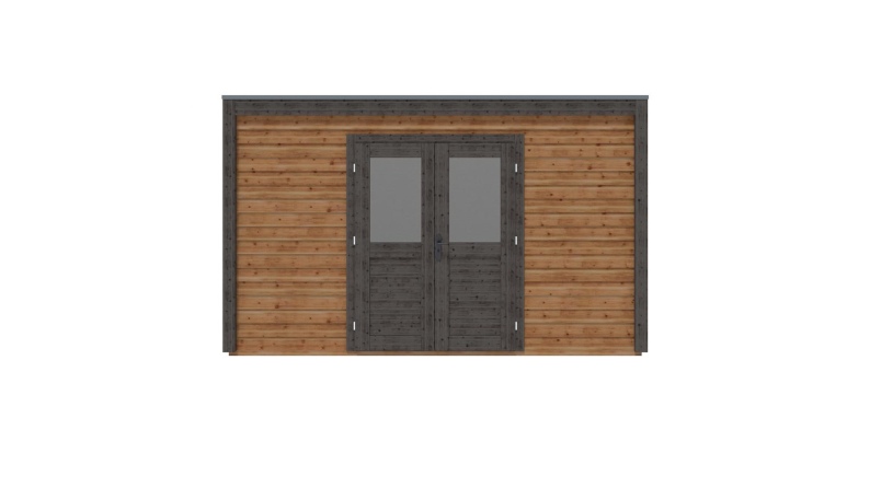 Casetta da giardino in legno Nova 4.09x2.59 m - 10.59 m2 - 28 mm - impregnata