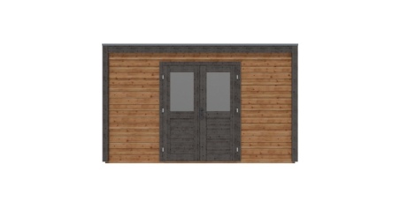 Casetta da giardino in legno Nova 4.09x2.59 m - 10.59 m2 - 28 mm - impregnata