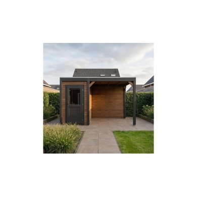 Casetta da giardino in legno Veya 4.06x3.09 m - 12.55 m2 - 28 mm - impregnata