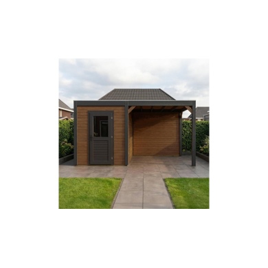 Casetta da giardino in legno Luma 4.56x2.59 m - 11.81 m2 - 28 mm - impregnata