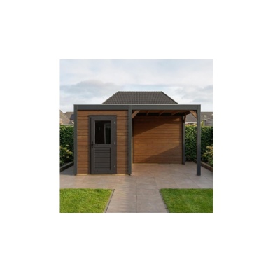 Casetta da giardino in legno Luma 5.06x2.59 m - 13.11 m2 - 28 mm - impregnata