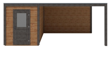 Casetta da giardino in legno Luma 6.06x3.09 m - 18.73 m2 - 28 mm - impregnata