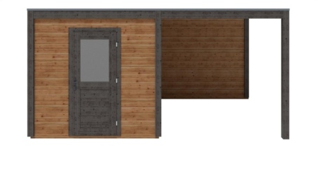 Casetta da giardino in legno Nexa 5.06x3.09 m - 15.64 m2 - 28 mm - impregnata