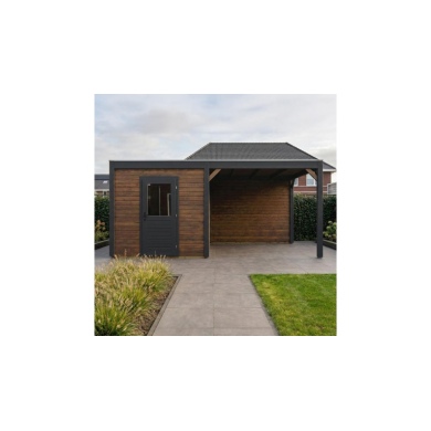 Casetta da giardino in legno Nexa 5.56x3.09 m - 17.18 m2 - 28 mm - impregnata