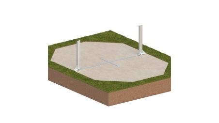 Piscina in legno NEMO 4.3 x 3 – H.1.31 m con spiaggia, grigio, Su telaio - senza cementazione