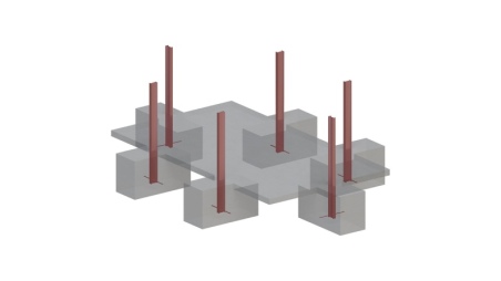 Piscina in legno AQUA 6.1 x 2.85 – H.1.31 m con spiaggia, grigio, con supporti da cementare