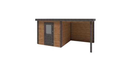Casetta da giardino in legno Rava 5.06x2.59 m - 13.1 m2 - 28 mm - impregnata