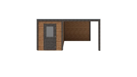 Casetta da giardino in legno Luma 5.06x3.09 m - 15.64 m2 - 28 mm - impregnata
