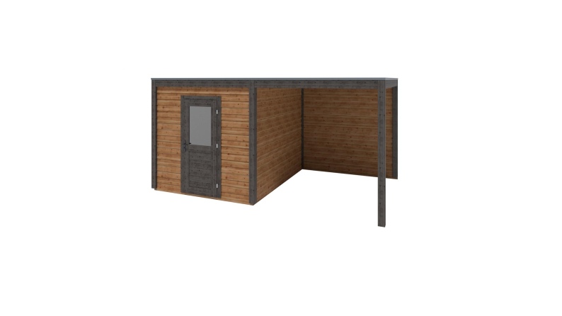 Casetta da giardino in legno Nexa 5.06x3.09 m - 15.64 m2 - 28 mm - impregnata