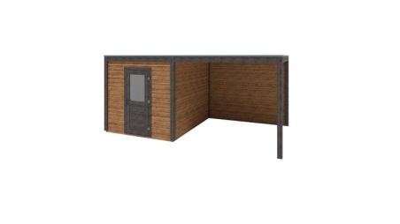 Casetta da giardino in legno Nexa 5.56x3.09 m - 17.18 m2 - 28 mm - impregnata