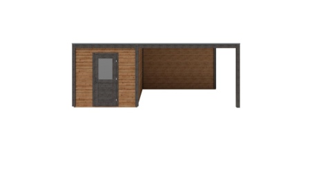 Casetta da giardino in legno Nexa 6.56x3.09 m - 20.27 m2 - 28 mm - impregnata