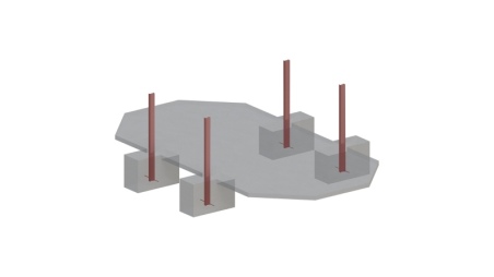 Piscina in legno NEMO 7.3 x 3.97 - H.1.45 m, sabbia, con supporti da cementare