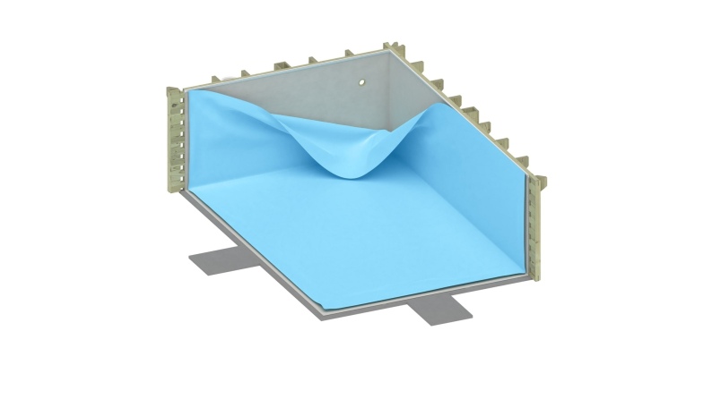 Liner 0.75 mm, azzurro chiaro, per piscina Venecia BAS54  BAS90