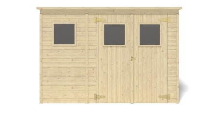 Casetta da giardino in legno 4.86 m2 - 2.7x1.8 m - 12.5 mm