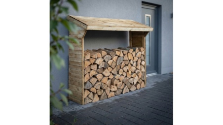 Capannone per legna 1.55 m3 - 2x0.5 m - H.1.85 m - Trattata