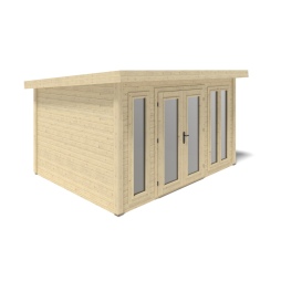 Casetta da giardino in legno Kira 4,04x3,09 m - 12 m2 - 34 mm