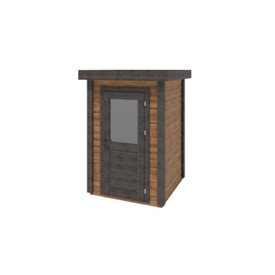 Casetta da giardino in legno Mira 1.59x1.59 m - 2.53 m2 - 28 mm - impregnata