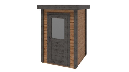 Casetta da giardino in legno Mira 1.59x1.59 m - 2.53 m2 - 28 mm - impregnata