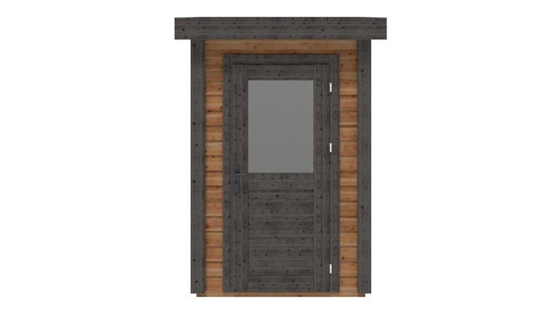 Casetta da giardino in legno Mira 1.59x1.59 m - 2.53 m2 - 28 mm - impregnata