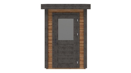 Casetta da giardino in legno Mira 1.59x1.59 m - 2.53 m2 - 28 mm - impregnata